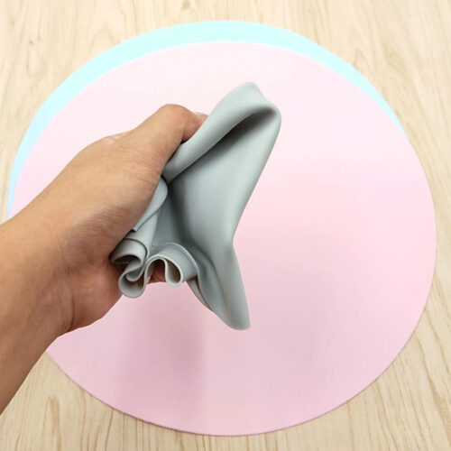 Waterproof Silicone Pet Feeding Mat – Anti-Spill & Leak-Proof for Cats & Small Dogs