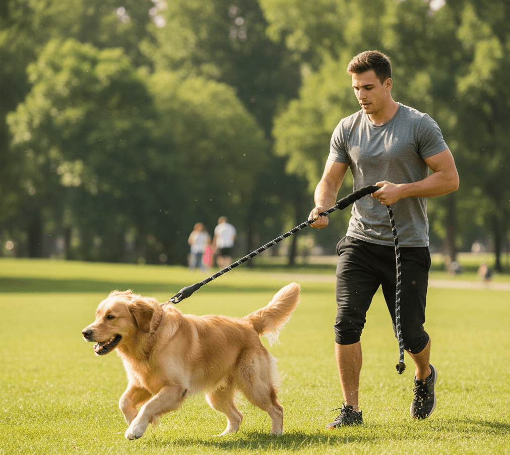 5FT Reflective Dog Leash with Comfort Padded Handle – Strong & Safe for Small to Large Breeds