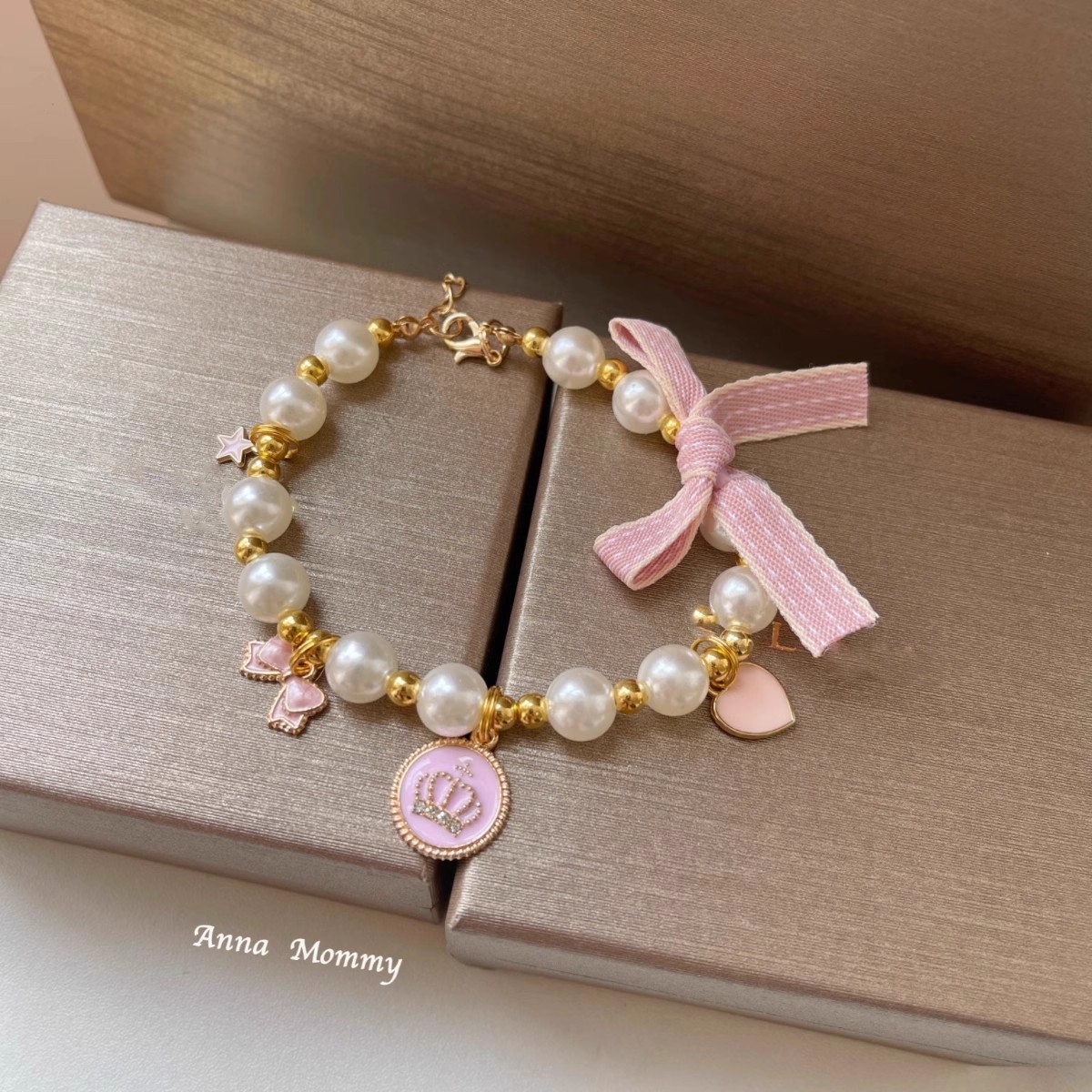 sku-32 pink Puppy Necklace / Kitten Necklace