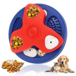 red color blue color Slow Feeder Dog Bowl