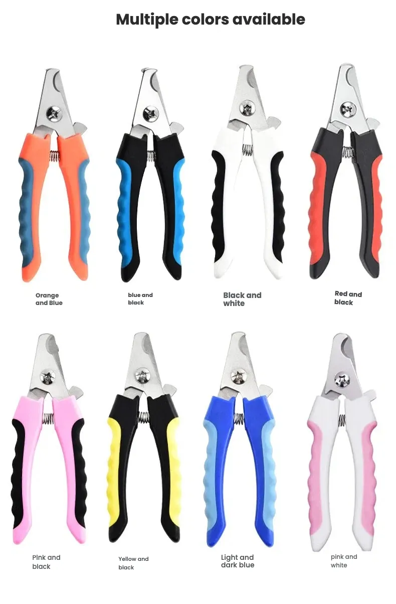 Colorful dog nails clippers 